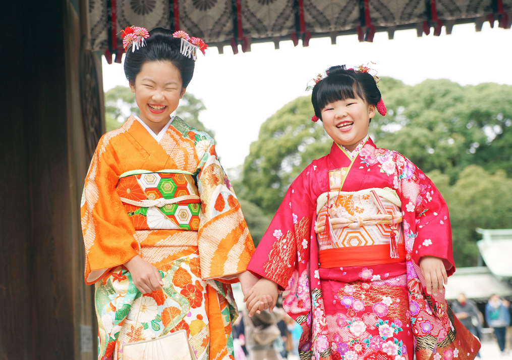姉妹の笑顔 姉妹の笑顔