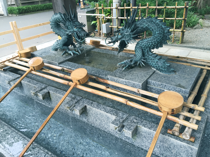 大国魂神社の手水舎