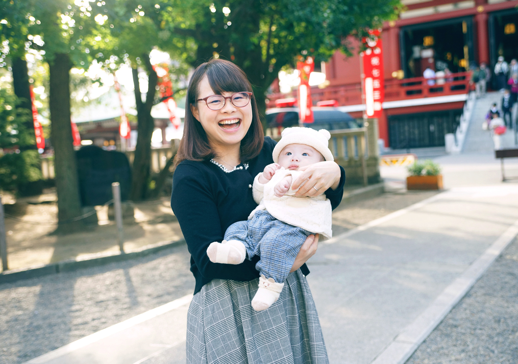 草神社でのお宮参り