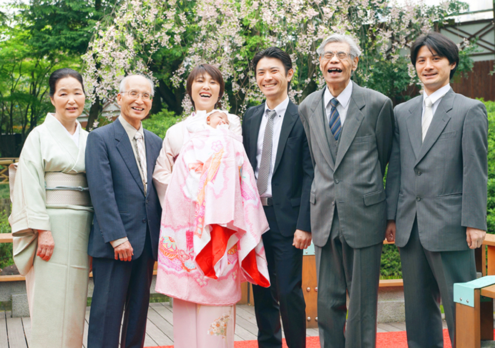 東郷神社でのお宮参り