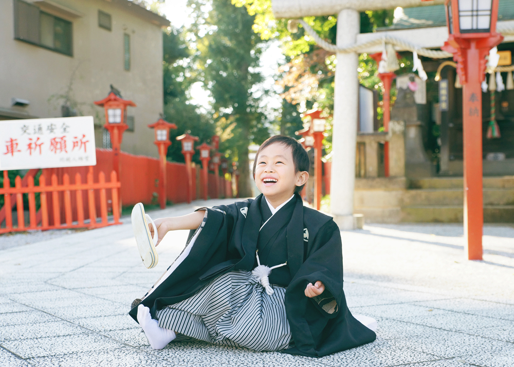 落語家みたいな男の子