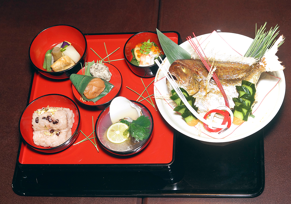 お食い初めのお膳