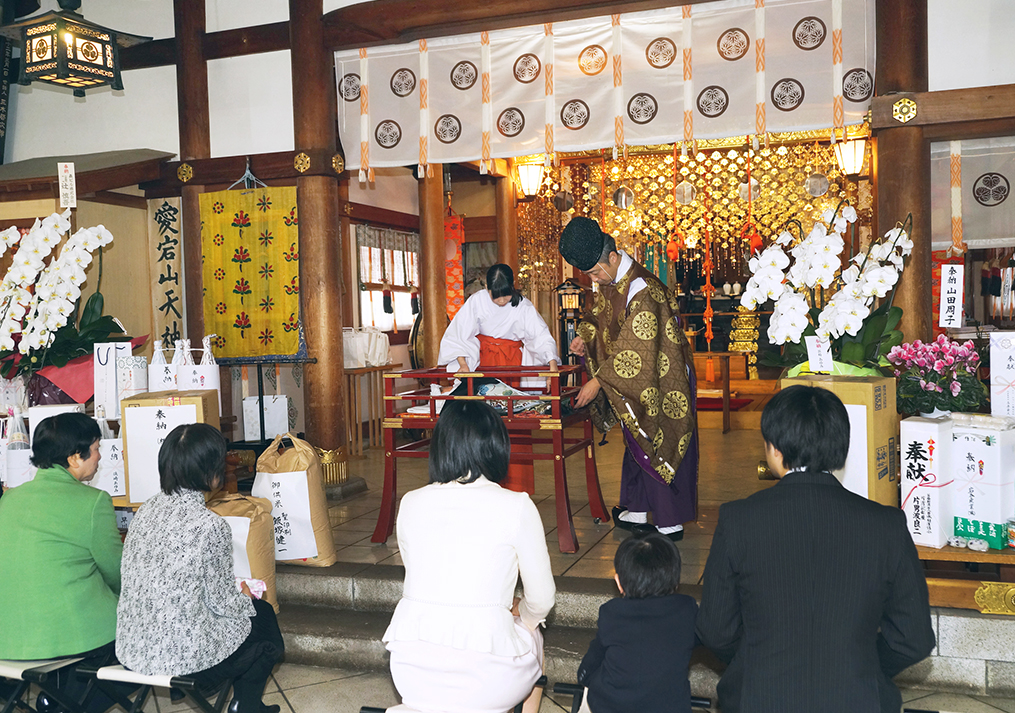 お宮参りのご祈祷