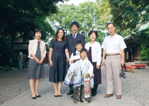 埼玉県川越氷川神社で5歳男の子の七五三出張撮影