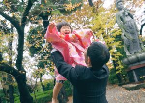 千葉県での七五三出張撮影で3歳女の子