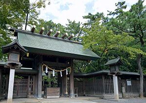 千葉県意富比神社(船橋大神宮)の拝殿