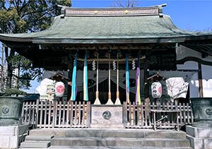 千葉県松戸神社の拝殿