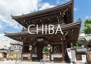 千葉県正中山法華経寺の門